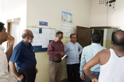 13. Honourable Directors are evaluating the development of the Atika hostel's Facility with their team