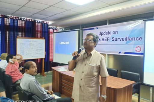 Seminar on:
Update on EPI, VPD & AEFI Surveillance
Jointly organised by WHO & Community Medicine Department of Rangpur Community Medical College at MEU & RC of RCMC.