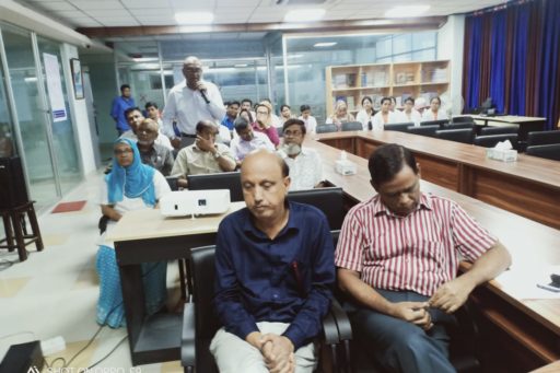 The Professors attended in the seminar on blood culture