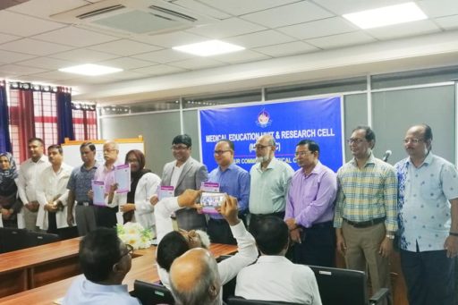 Honourable Guests who presented the inauguration of MEU & RC at RCMC received the copies of RCMC journal which successfully achieved BMDC and ISSN Recognition.