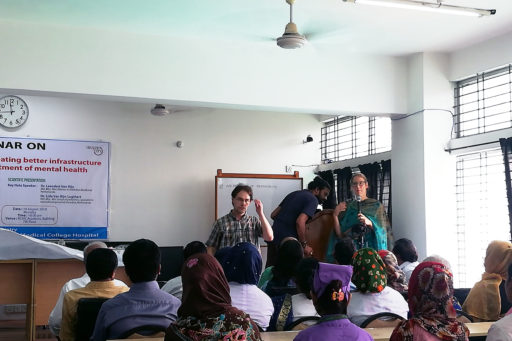 Dr. Leendert Van Rijn  and Dr. Lida Van Rijn presented their research on mental health in the region of Rangpur